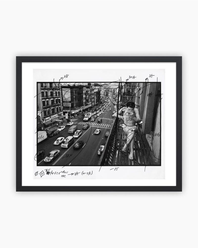 DARK PRINT CHC NYC10989 11x14 FRAME BL