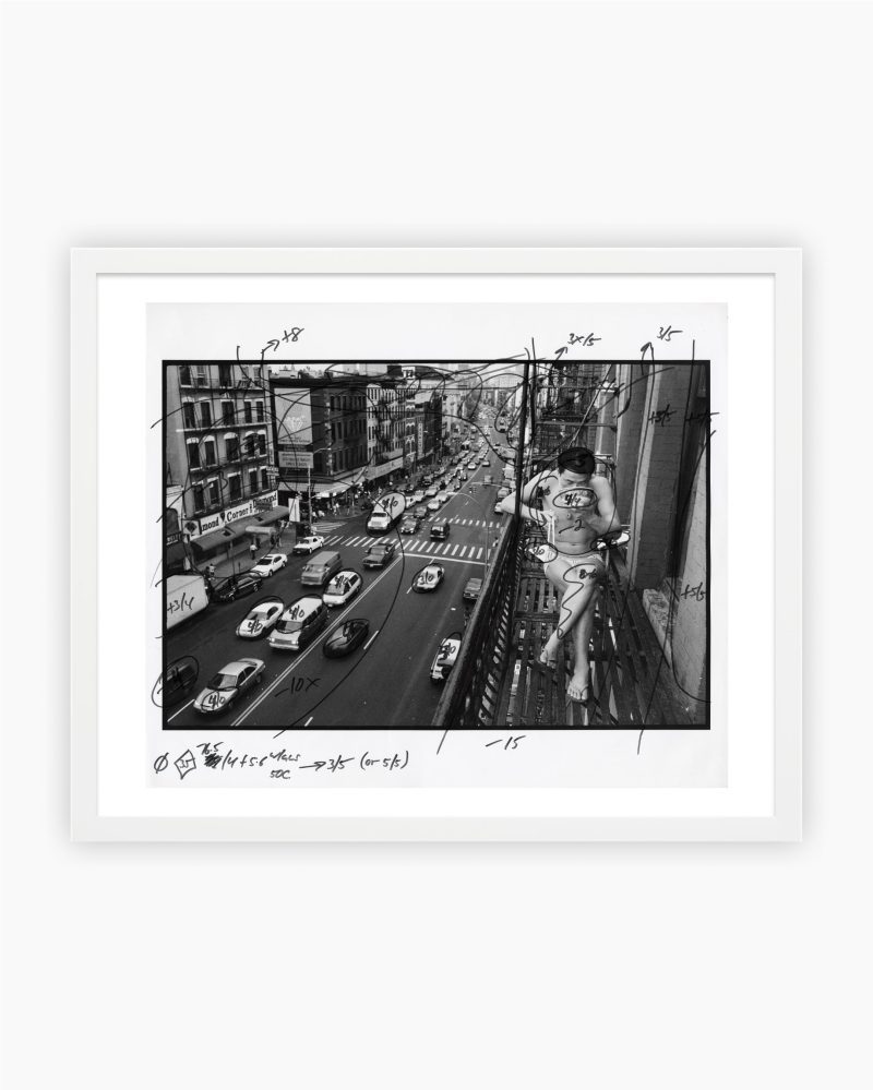 DARK PRINT CHC NYC10989 11x14 FRAME WH