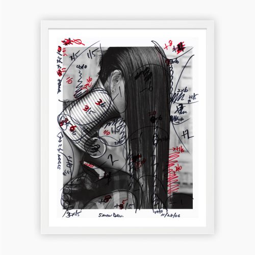 DARK PRINT KUH NYC152851 11x14 FRAME WH