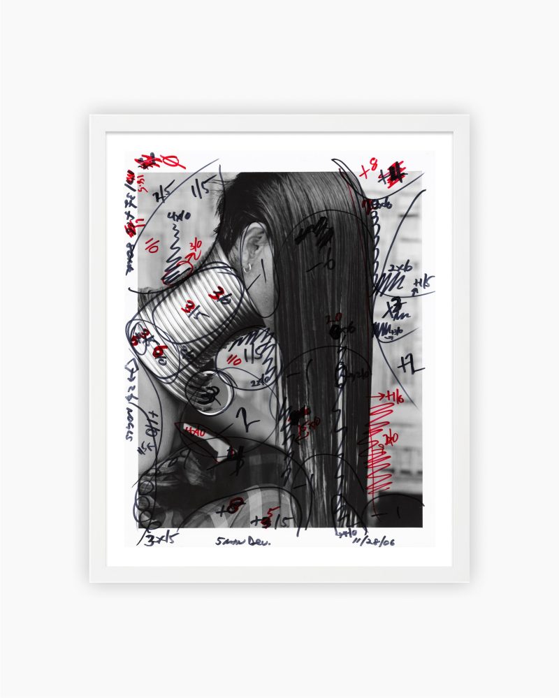 DARK PRINT KUH NYC152851 11x14 FRAME WH